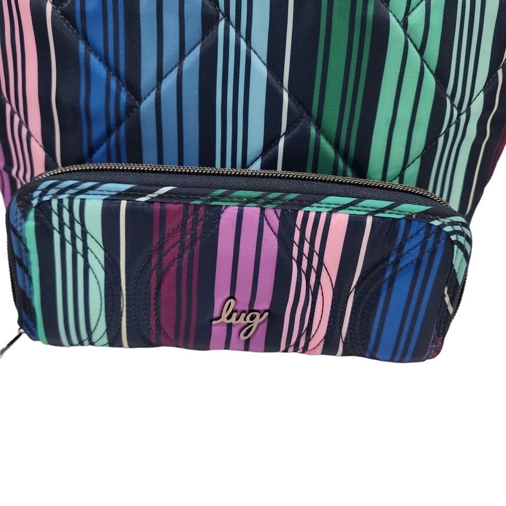LUG FLARE CROSSBODY WITH MATCHING ZIP AROUND WALLET